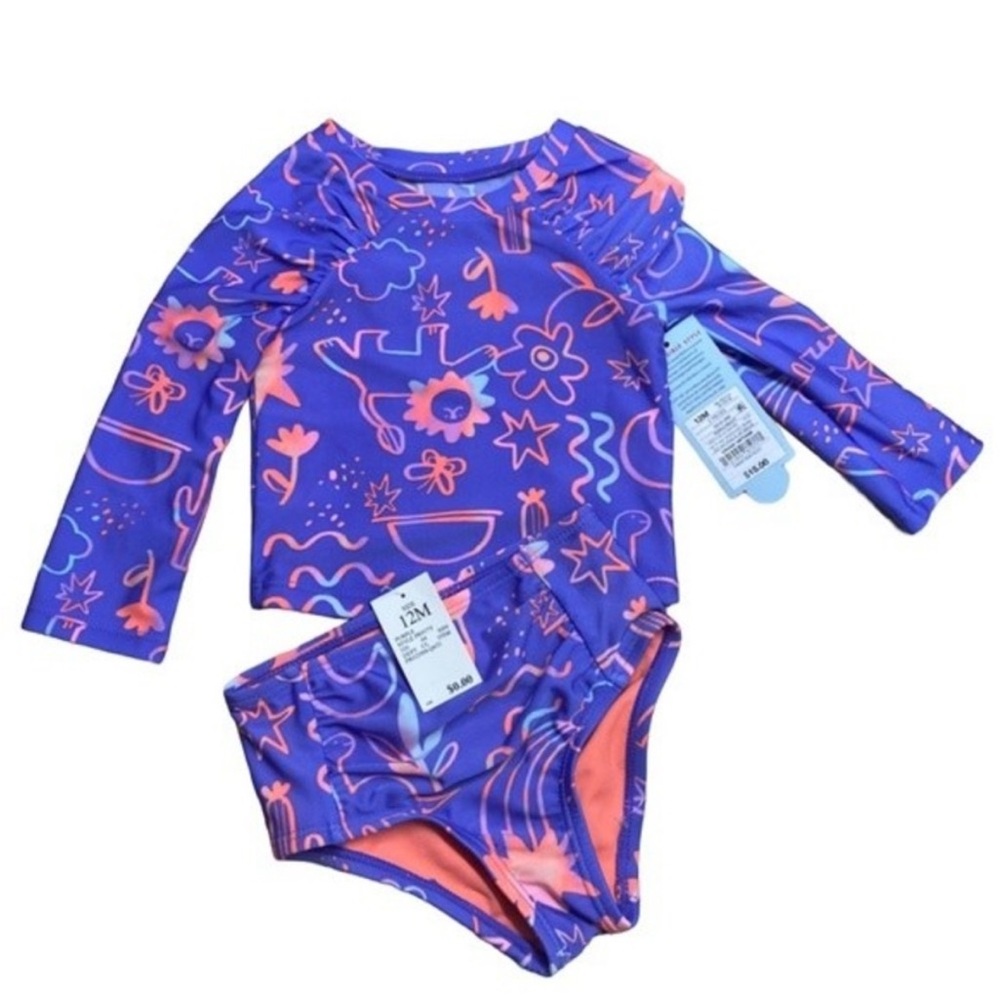 Cat & Jack swim set UPF 50